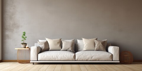 Sofa interior with pillow style in the corner.