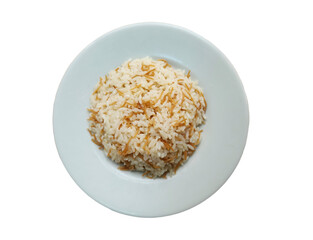 Rice pilaf with vermicelli, one of the side dishes commonly included in the lunch and dinner menu in Turkey.