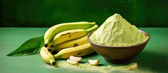 Green bananas, plantain flour, Resistant Starch, prebiotic food, Gut health, keto, low carb, gluten free, plant based vegan food