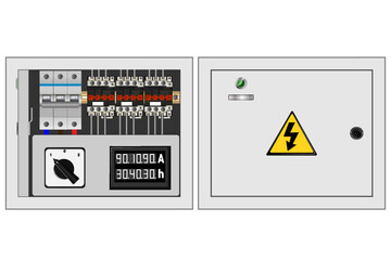 Electrical Panel With magnetic contactor