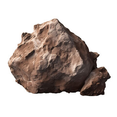 Mountain clay isolated on transparent background