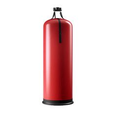 Punching bag or fitness punching bag isolated on transparent background