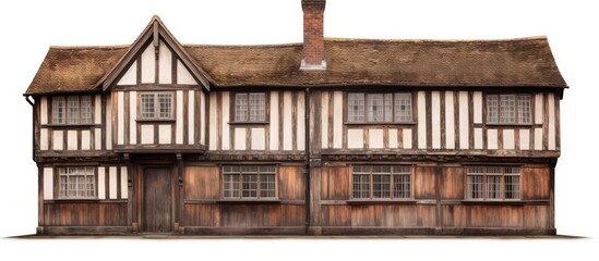 Wooden house front, England - obrazy, fototapety, plakaty