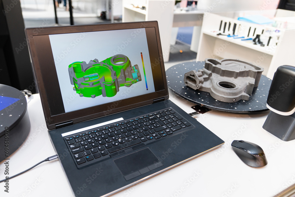 Poster 3d scanner for reverse engineering