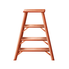 Ladder isolated on transparent background