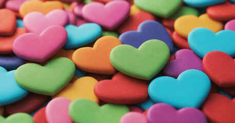 Fototapeta premium Elevate your social media game with this 3D rendering of a heart-shaped like icon.