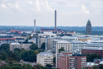panoramic view from helsinki stadium tower