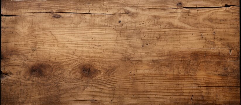Damaged wooden board