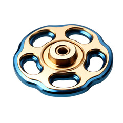 Fidget spinner isolated on transparent background