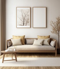 Fototapeta na wymiar grey sofa in living room