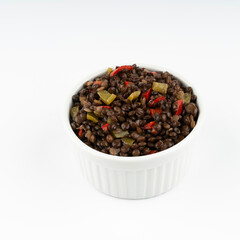 green lentil salad