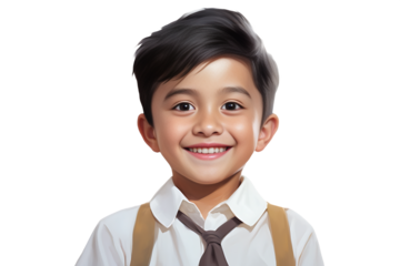 Schoolchild Silhouettes: PNG Images of Energetic School Kids