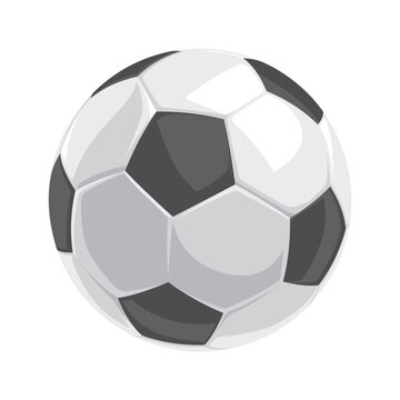 Soccer ball icons. Symbol or emblem. Vector illustration.