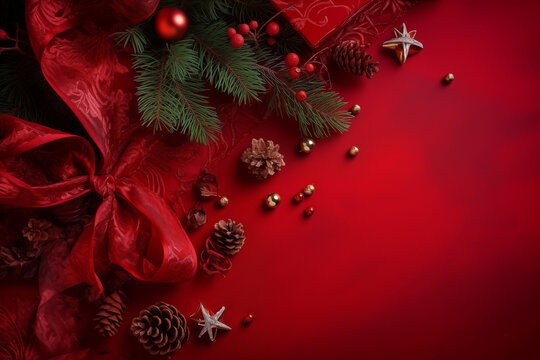 Festive Backdrop: Christmas-Themed Delight Capturing Holiday Magic
