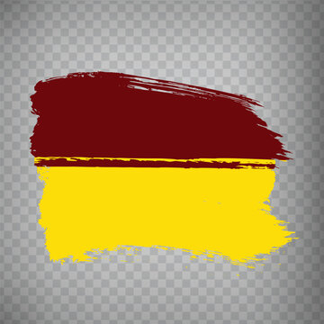 Flag of Tolima  from brush strokes. Flag Tolima  Department of Colombia on transparent background for your web site design, app, UI. Colombia. EPS10.