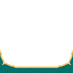 Fototapeta premium Islamic border design