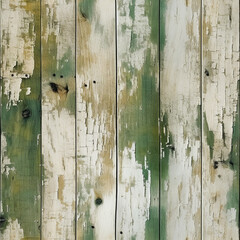 vintage grunge green white wood background created with Generative Ai