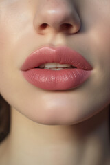 Fototapeta premium close-up of female lips