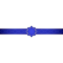 Islamic frame with ribbon