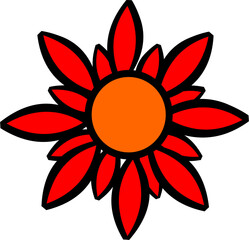 a flower icon