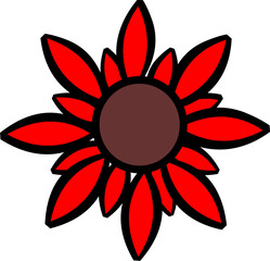 a flower icon