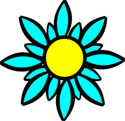 a flower icon