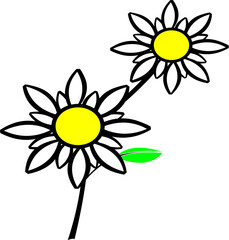 a flower icon