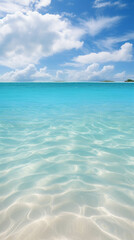 Obraz premium Caribbean sea background. Vertical photo