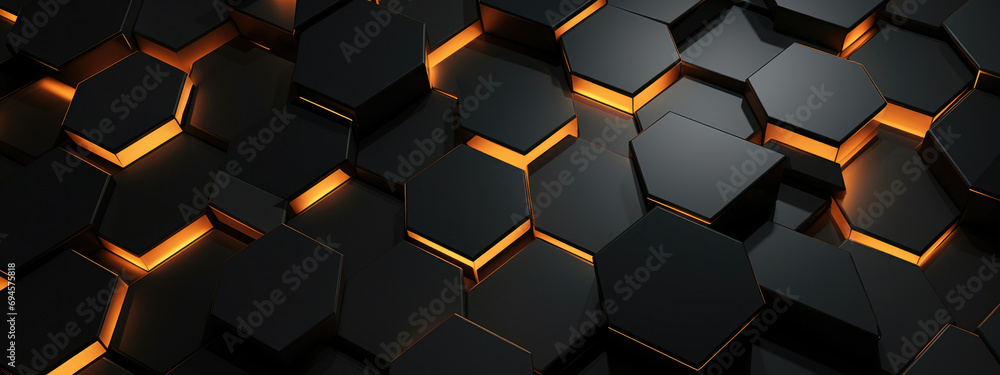 Poster hexagon wallpaper shape abstract background modern honeycomb texture design pattern geometric