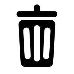 trash icon, bin icon, user interface icon, ui ux icon