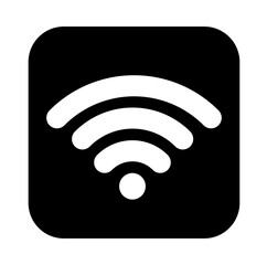 wireless line icon, wifi outline vector sign, linear style pictogram isolated on white. logo illustration