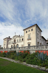 The historic Vizcaya museum and gardens in Miami - obrazy, fototapety, plakaty
