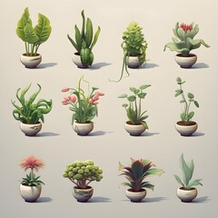 beautiful simple ornamental plants