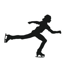 Fototapeta na wymiar figure skating sport icon vector illustration design