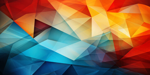Obraz premium Warm Geometric Abstract