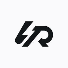 The letter R rabbit logo is simple, clean, neat and easy to remember