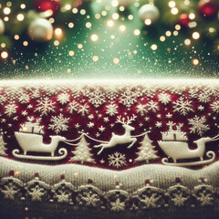 Materials that give you a winter feel. Christmas-like material.　冬の素材。クリスマスらしい素材。 - obrazy, fototapety, plakaty