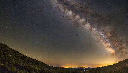 planets, stars and galaxies  and milkeyway illustration wallpaper
 