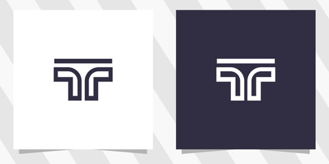 letter tt logo design vector - obrazy, fototapety, plakaty