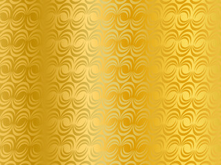 Unique gold ornate background. The background is a modern gold pattern.