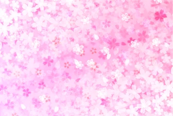 Fototapeten 桜　和柄　春　背景  © J BOY