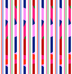 Boho Stripe with Pattern Seamless Pattern