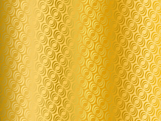 Unique gold ornate background. The background is a modern gold pattern.