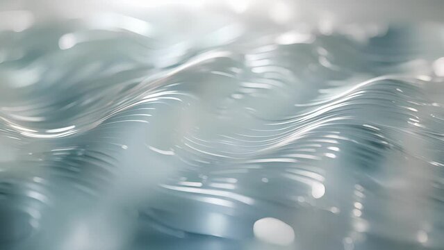 Minimal animation of a frosted glass texture with light filtering through and creating intricate patterns and reflections.