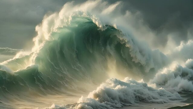 force tidal wave aweinspiring terrifying, leaving trail destruction tragedy wake.