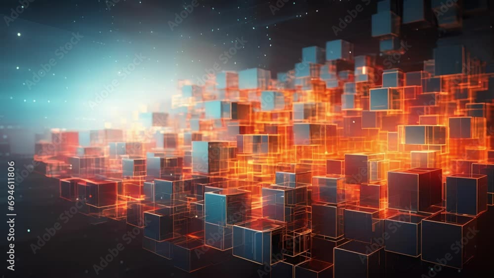 Poster a fortress of encrypted blocks preserving the integrity of vital data for intelligent machines, powe