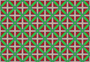 Graphic modern pattern. Simple lattice graphic design