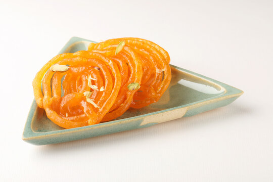 Indian Sweet Jalebi or imarti. Jalebi is one of the most delicious sweets widely used in India.