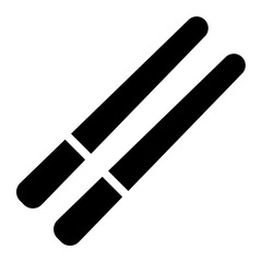 chopstick glyph icon