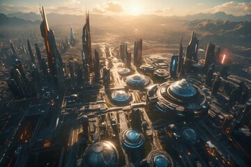 Future Science Fiction City